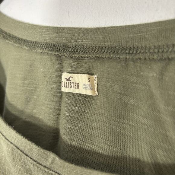 Hollister Swim Cover Up Dress Open Back Small Green Beach Summer Vacation - Picture 4 of 7